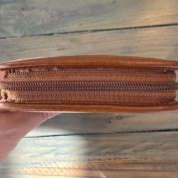 Authentic vintage Y2K COACH British tan leather Blackberry phone wallet - Picture 11 of 15